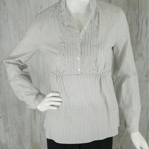 J Crew Womens Size 4 Peasant Top Blouse